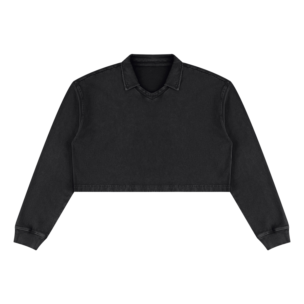 BLANK WOMENS VINTAGE CROP SWEATSHIRT