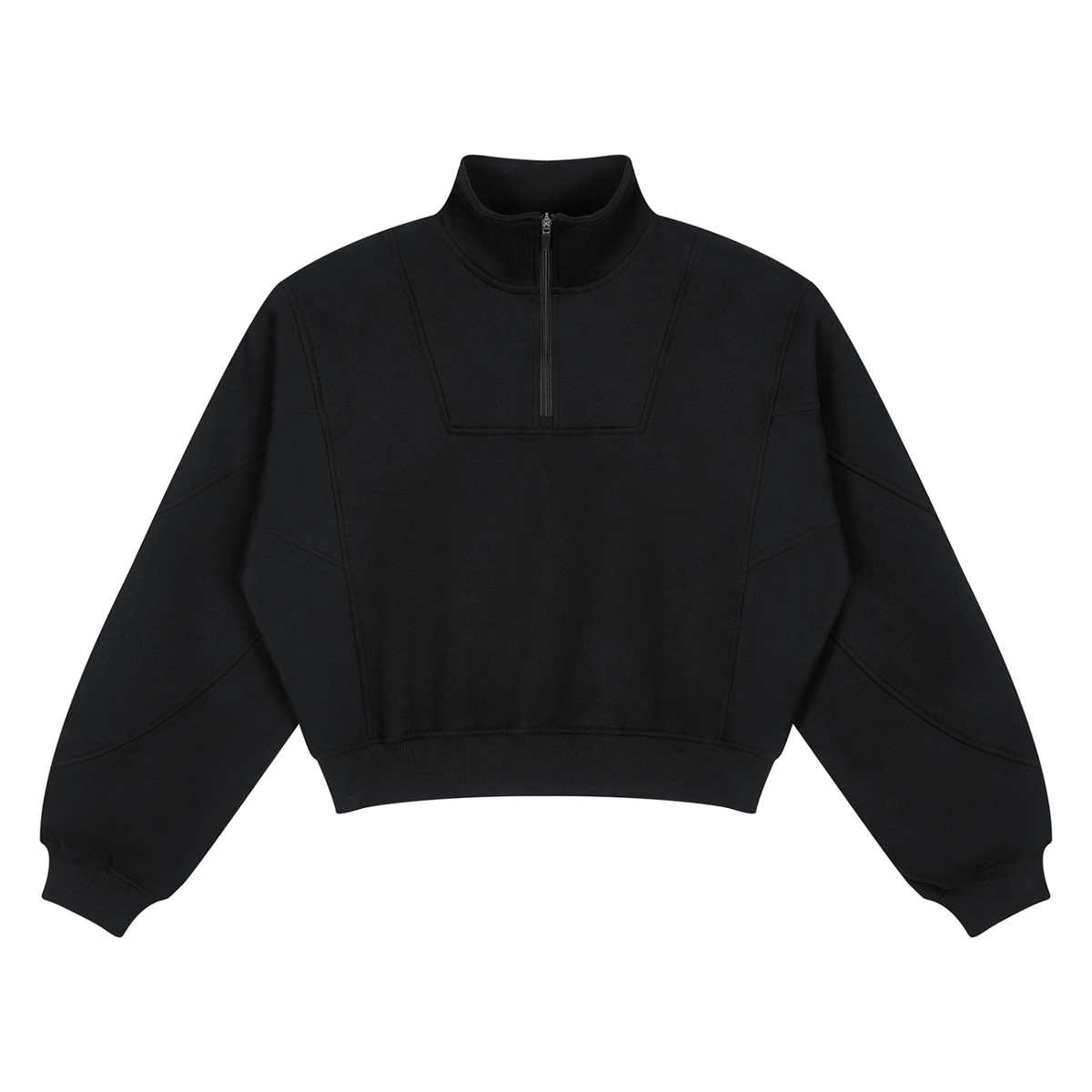 BLANK WOMENS 1/4-ZIP SWEATSHIRT