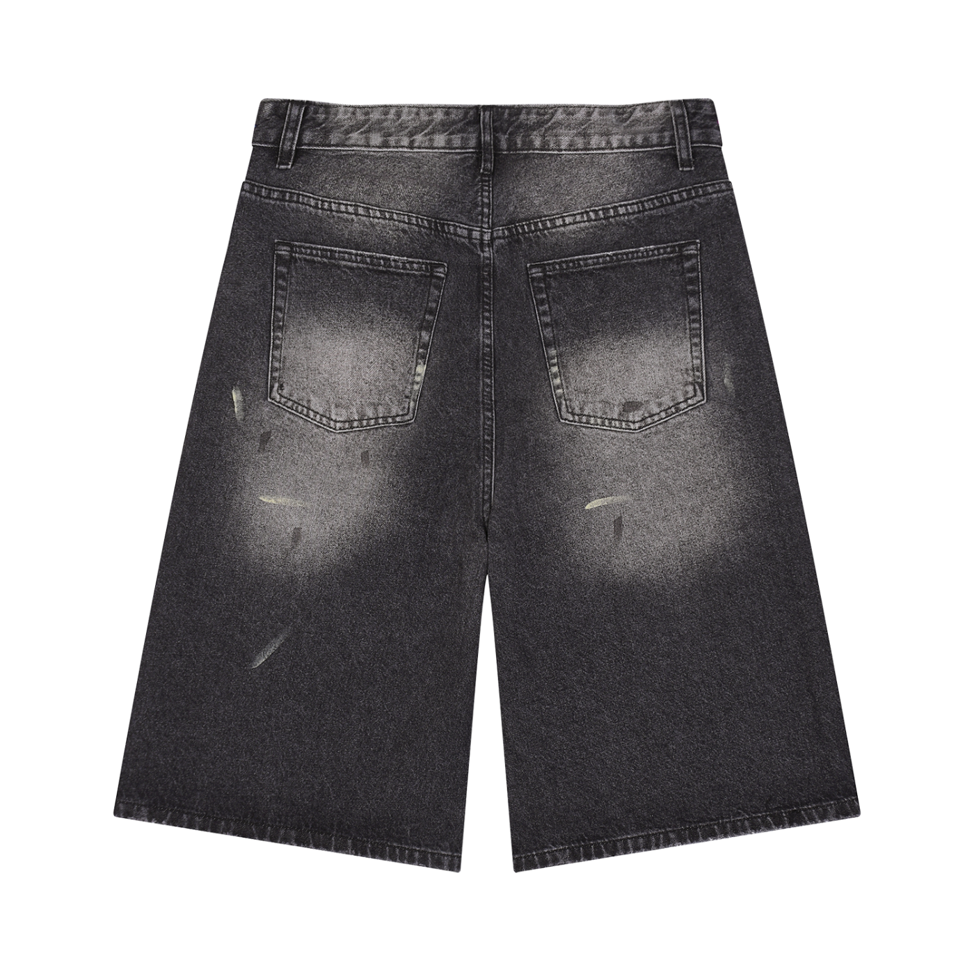 BLANK MENS VINTAGE WIDE DENIM JORTS