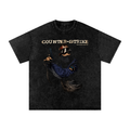 SPECIALTY OVERSIZED SNOW WASH PROMO SHIRT