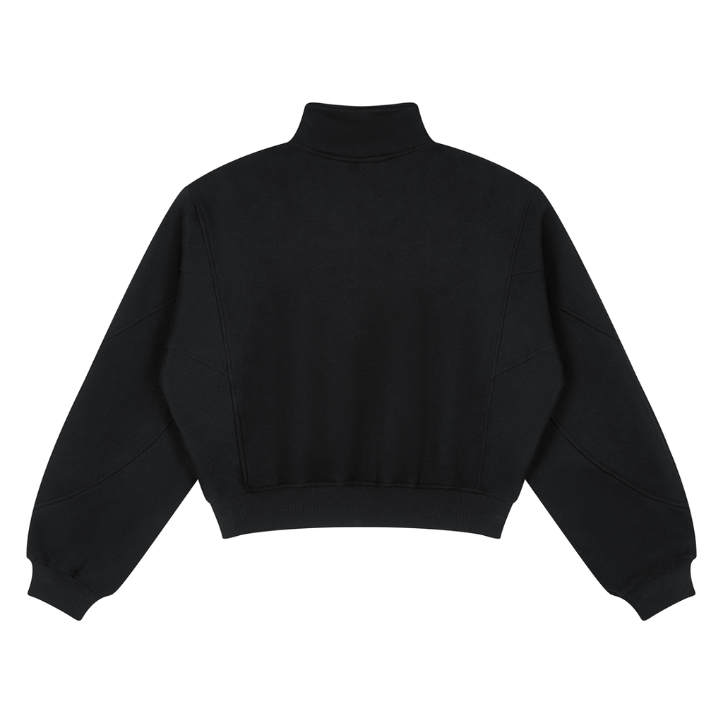 BLANK WOMENS 1/4-ZIP SWEATSHIRT